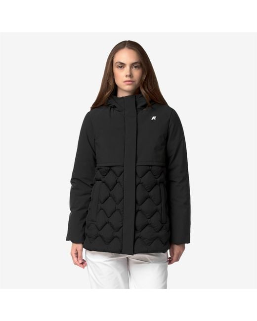 Siphane Hybrid Warm Shell K-Way de color Black