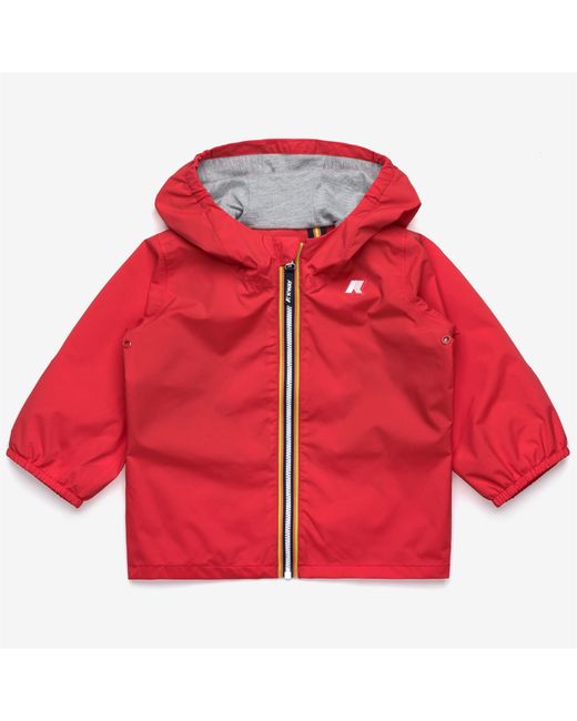 E. Jack Stretch Nylon Jersey K-Way de color Red