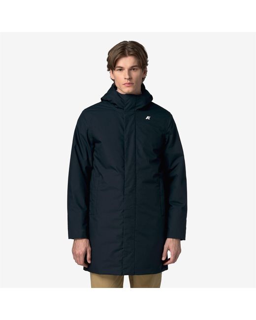 Thomas Warm Micro Canvas K-Way de hombre de color Blue