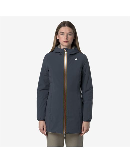 Denise St Warm Reversible K-Way de color Blue