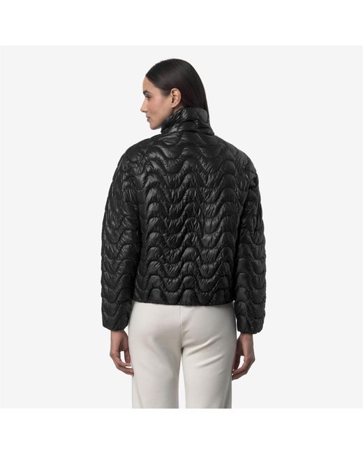 Soje Quilted Warm di K-Way in Black