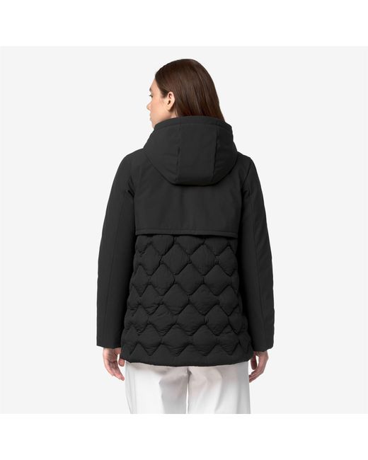 Siphane Hybrid Warm Shell K-Way de color Black