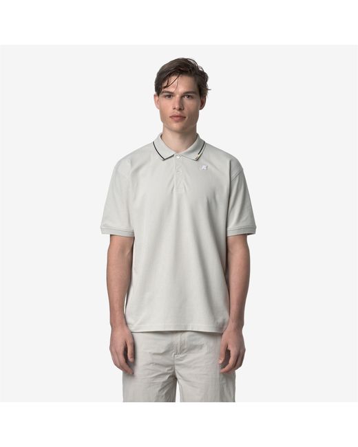 Simor Pique di K-Way in Gray da Uomo