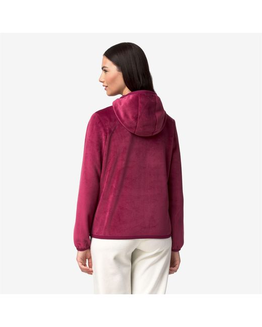 Lily Velour Polar Double K-Way de color Red