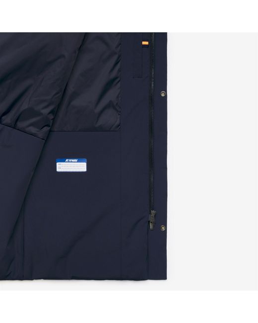 Duke St Warm K-Way de hombre de color Blue