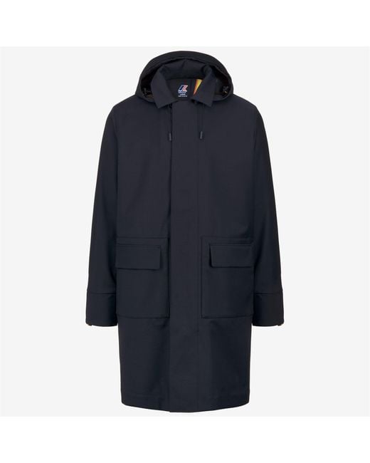 Poirol Tech Wool Blend di K-Way in Blue da Uomo