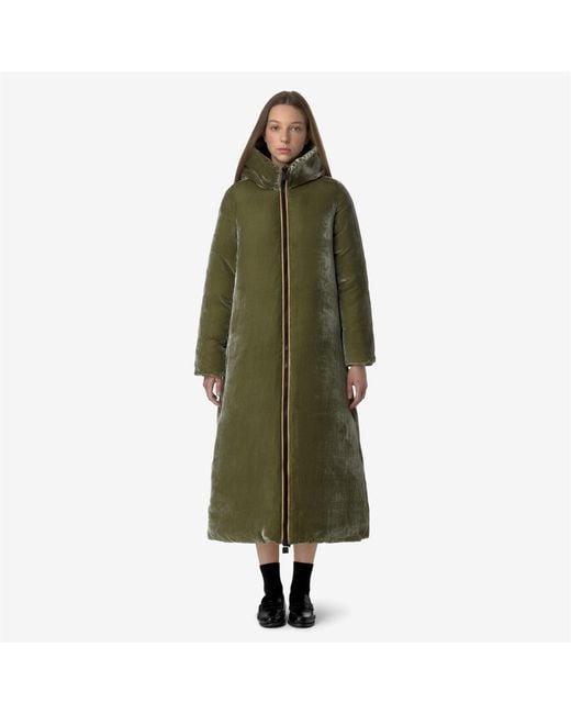 Orlen Velvet Thermo Reversible di K-Way in Green