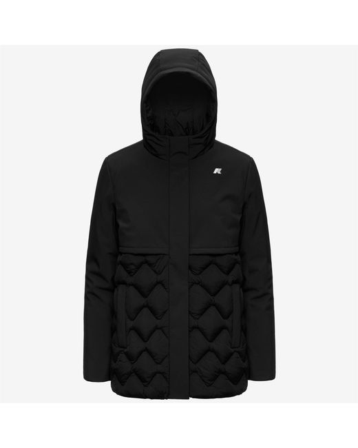 Siphane Hybrid Warm Shell K-Way de color Black