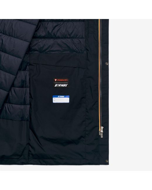 Thomas Warm Micro Canvas K-Way de hombre de color Blue