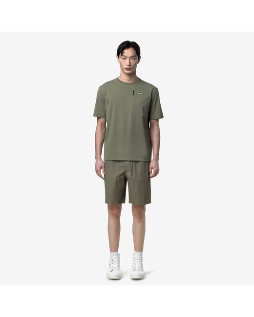 Bourrier di K-Way in Green da Uomo