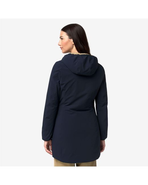 Denise St Warm Double K-Way de color Blue