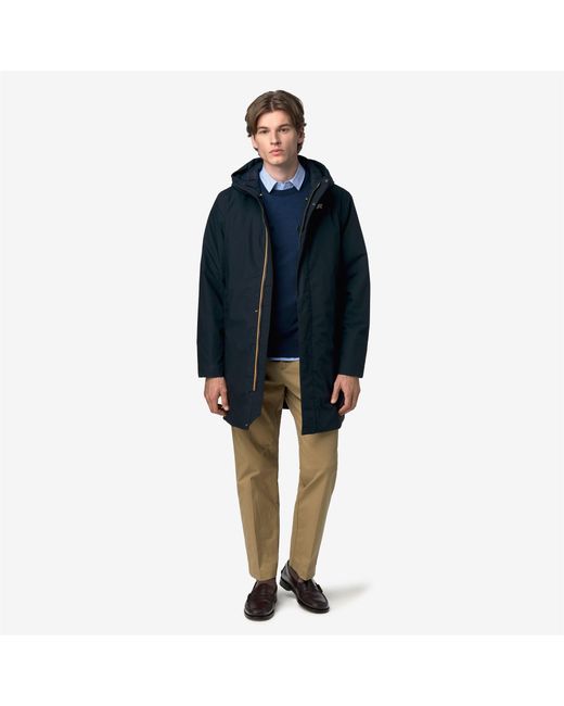 Thomas Warm Micro Canvas K-Way de hombre de color Blue