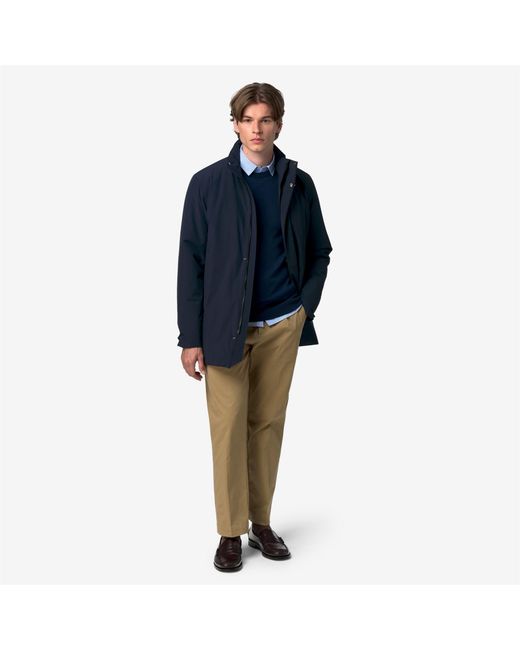 Duke St Warm K-Way de hombre de color Blue