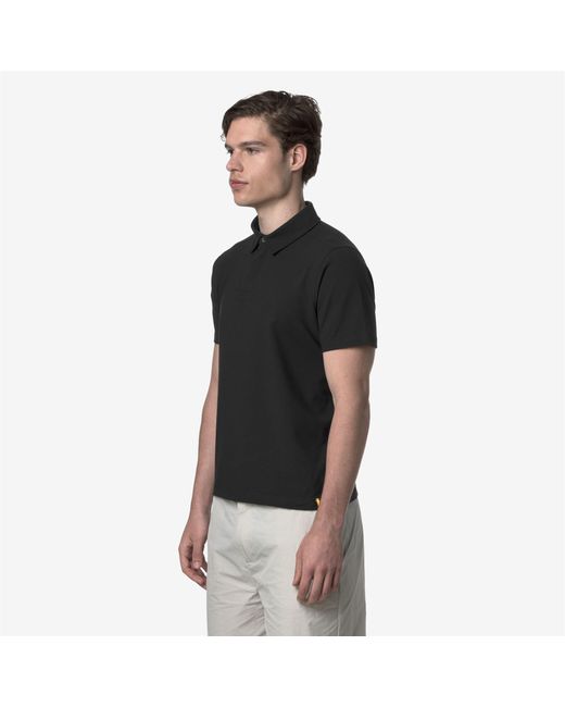 Vincelle Ice Cotton di K-Way in Black da Uomo