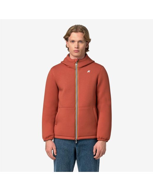 Jack Spacer Nylon Double K-Way de hombre de color Orange