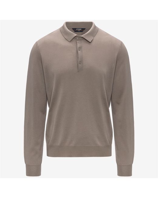 Rey Wool Merino Blend di K-Way in Gray da Uomo