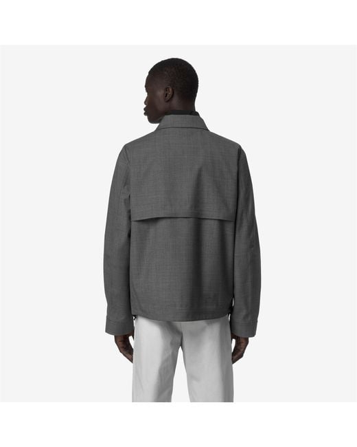 Louir 3L Wool di K-Way in Gray da Uomo