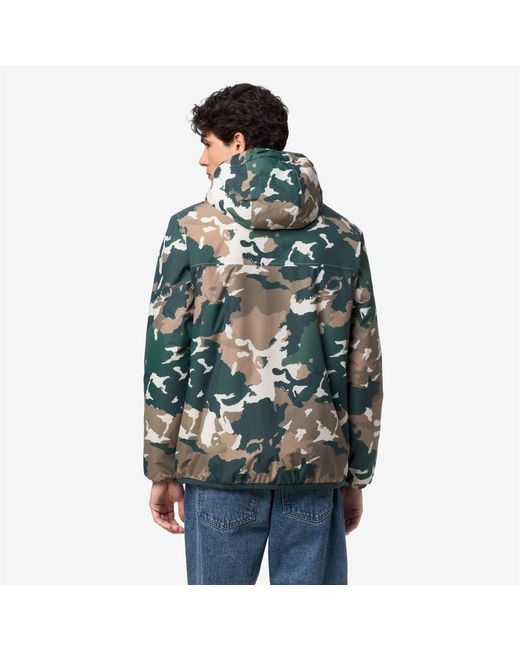 Claude Orsetto Graphic K-Way de color Green