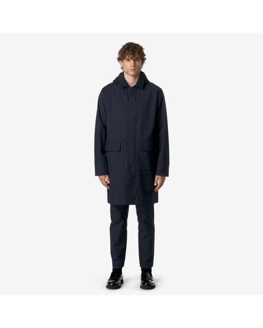 Poirol Tech Wool Blend di K-Way in Blue da Uomo