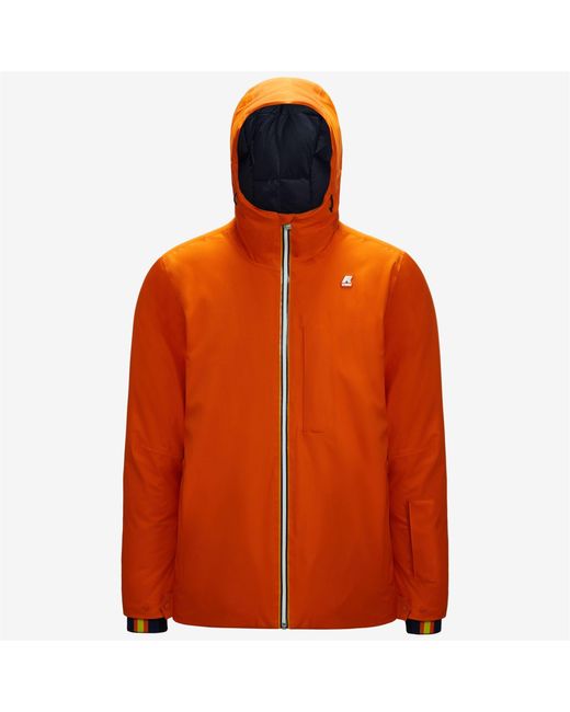 Edward Micro Twill K-Way de hombre de color Orange