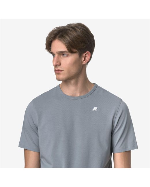 Adame Light Stretch Jersey di K-Way in Blue da Uomo
