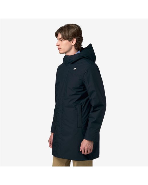 Thomas Warm Micro Canvas K-Way de hombre de color Blue
