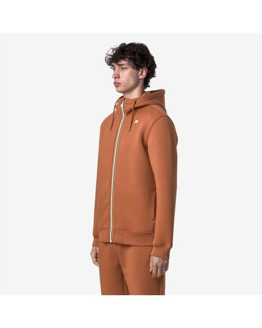 Rainer Spacer di K-Way in Brown da Uomo