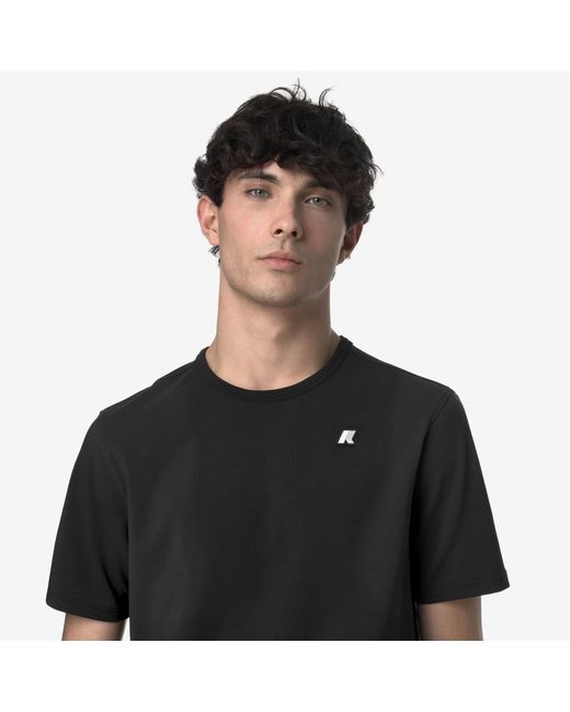 Adame Light Stretch Jersey di K-Way in Black da Uomo