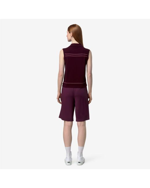 Jaligne Stripes K-Way de color Purple
