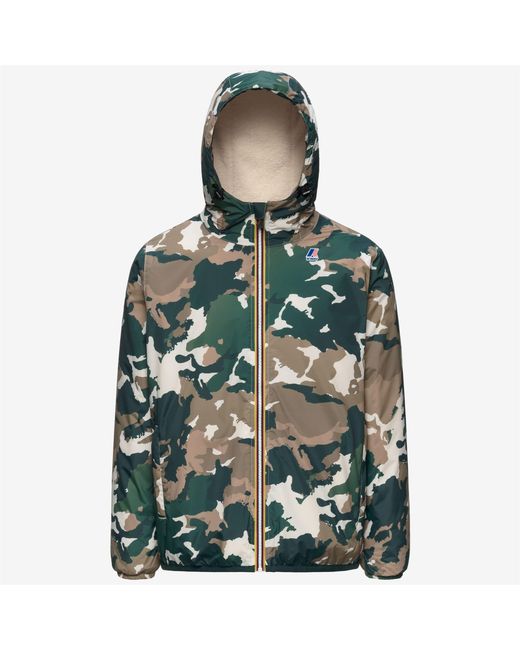 Claude Orsetto Graphic K-Way de color Green