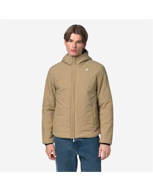 Jack St Warm Double K-Way de hombre de color Black