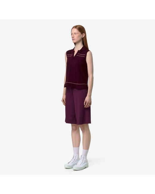 Jaligne Stripes K-Way de color Purple