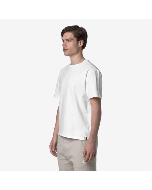 Fantome Ice Cotton di K-Way in White da Uomo