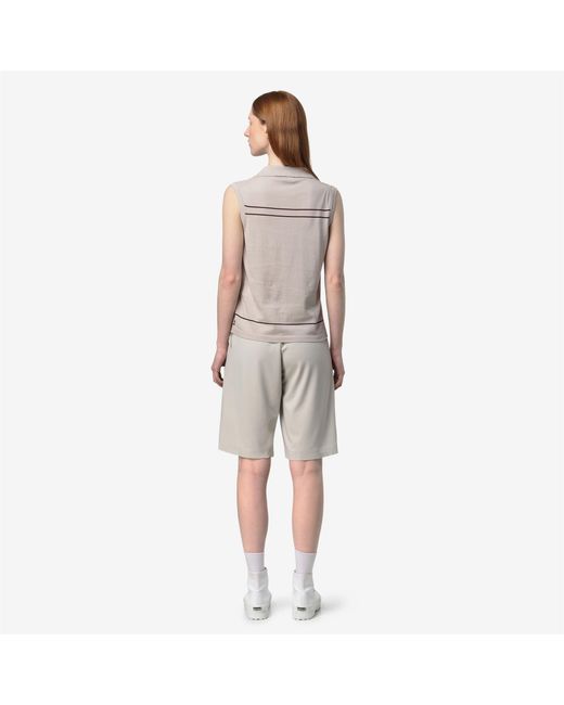 Jaligne Stripes K-Way de color Natural