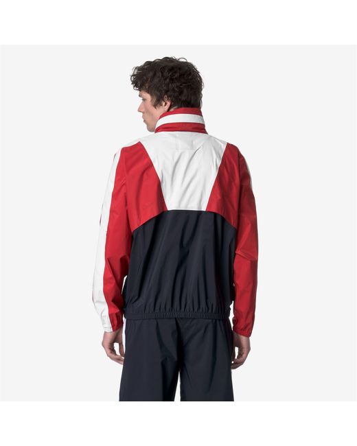7002 Full Zip di K-Way in Red
