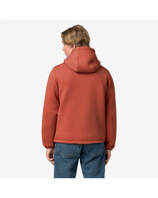 Jack Spacer Nylon Double K-Way de hombre de color Orange