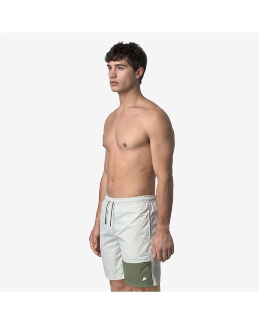 Lenon Insert Beach K-Way de hombre de color Gray