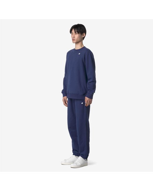 Mickyel French Terry K-Way de hombre de color Blue