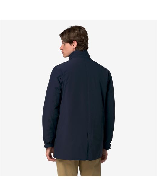 Duke St Warm K-Way de hombre de color Blue