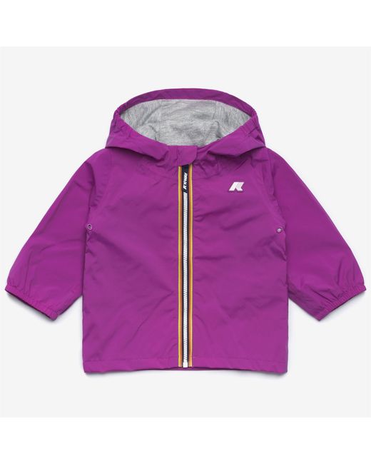 E. Jack Stretch Nylon Jersey K-Way de color Purple