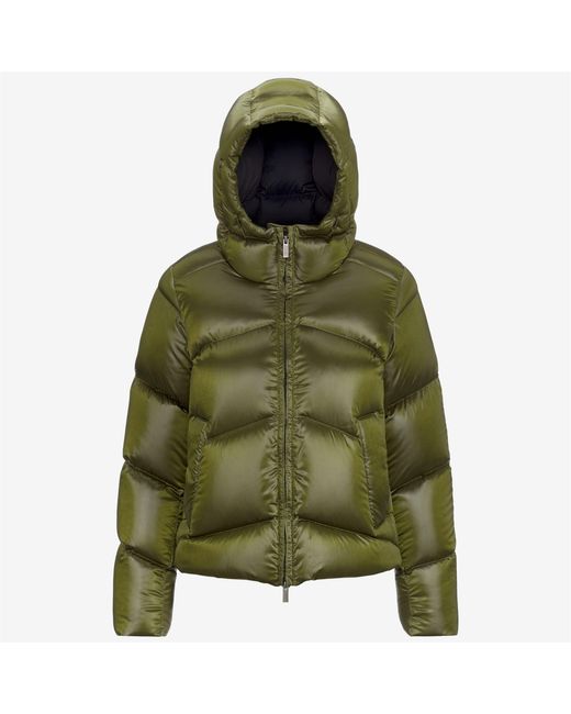 Ninev Crystal Chintz Thermo Heavy K-Way de color Green