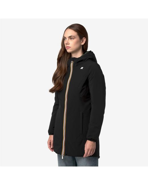 Denise St Warm Double K-Way de color Black