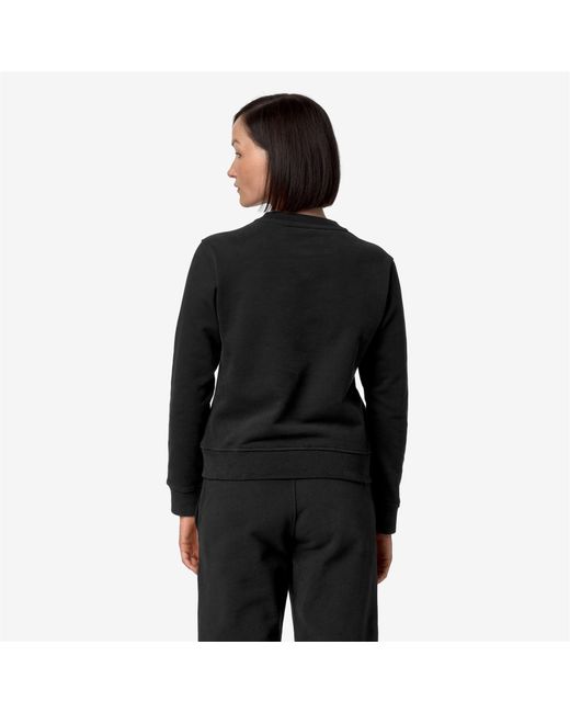 Eline Fleece Peach di K-Way in Black