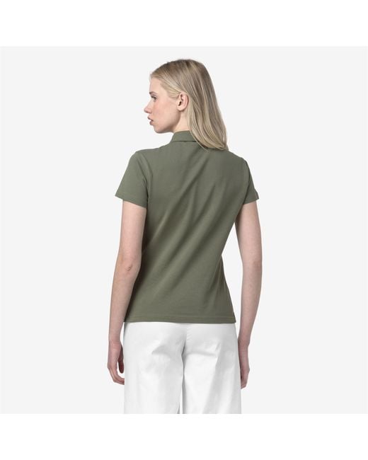 Amedea Pique di K-Way in Green