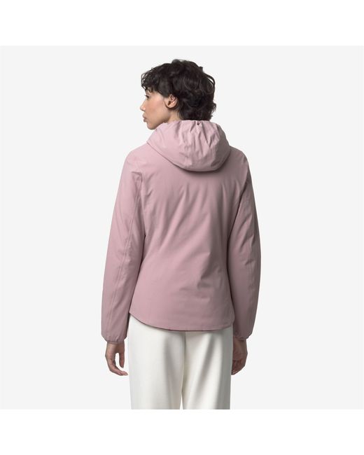 Lily St Warm Reversible K-Way de color Purple