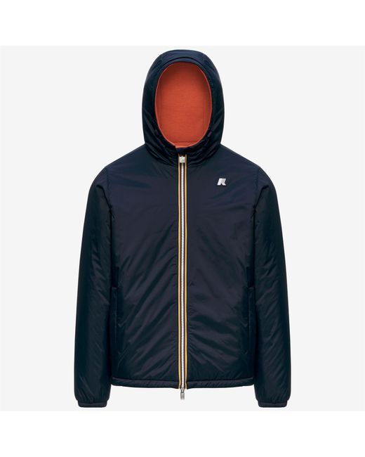 Jack Spacer Nylon Double K-Way de hombre de color Orange