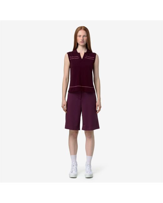 Jaligne Stripes K-Way de color Purple