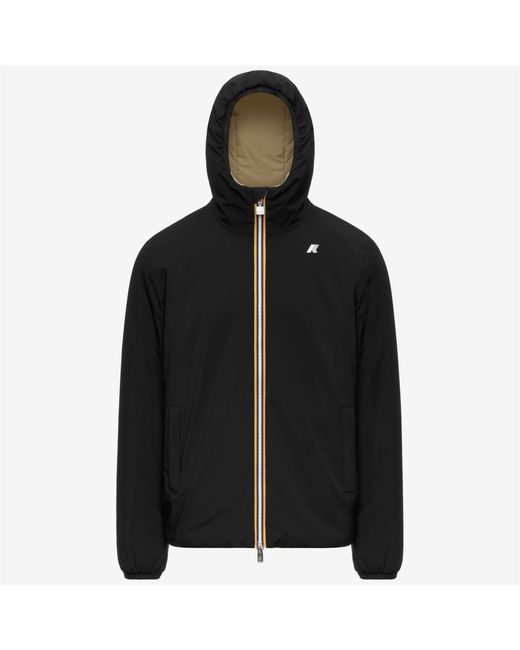 Jack St Warm Double K-Way de hombre de color Black