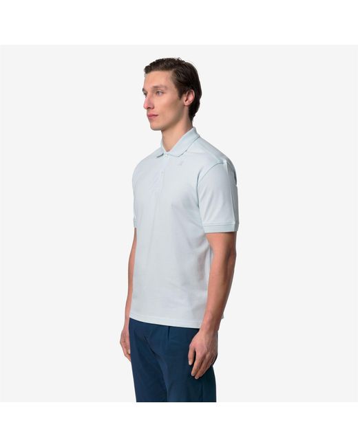 Simor Pique K-Way de hombre de color Blue