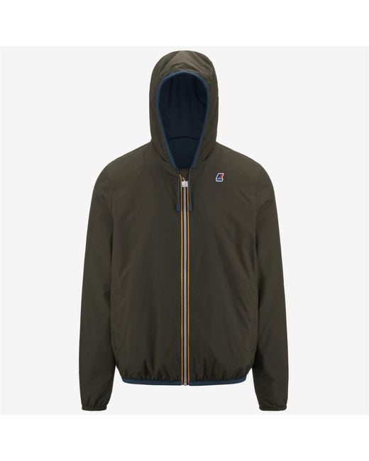 Jacques Reversible Ripstop di K-Way in Blue da Uomo